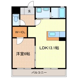 愛野駅 車移動7分  1.9km 2階の物件間取画像